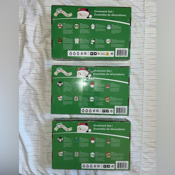 Holiday Winter/Classic Collection Squishmallows Ornaments (sets of 8) 4” - Picture 3 of 3